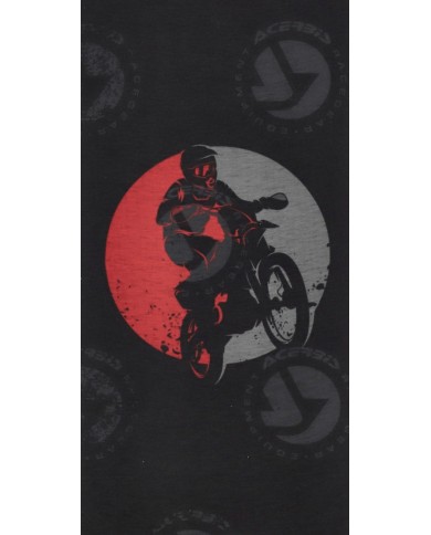 Acerbis Cache-cou Reg rouge-gris