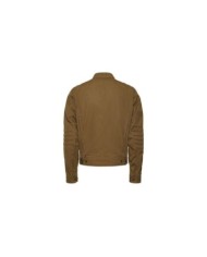 Belstaff Giacca Roberts in cotone tecnico color oliva