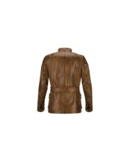Belstaff Veste Trialmaster en cuir ciré marron
