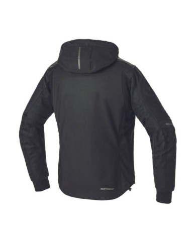 SPIDI Giacca Hoodie Armor H2OUT nera