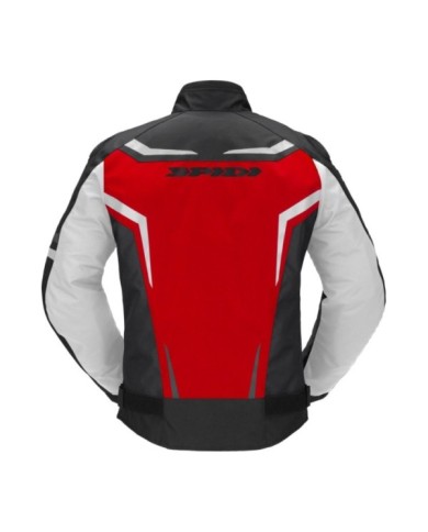 SPIDI Veste Race-Evo H2OUT noir-rouge-blanc