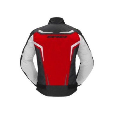 SPIDI Giacca Race-Evo H2OUT nero-rosso-bianco