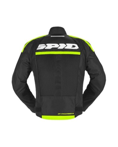 SPIDI Veste Progressive Net H2OUT noir-jaune fluo