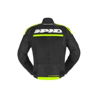 SPIDI Jacke Progressive Net H2OUT schwarz-gelb fluo