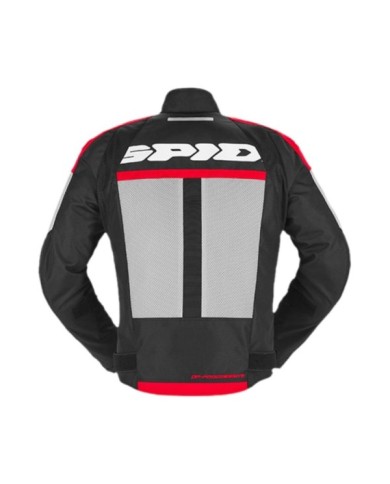 SPIDI Veste Progressive Net H2OUT gris-noir-rouge