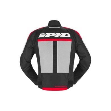 SPIDI Giacca Progressive Net H2OUT grigio-nero-rosso