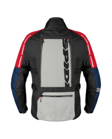 SPIDI Veste 4 Season V3 bleu-gris-rouge