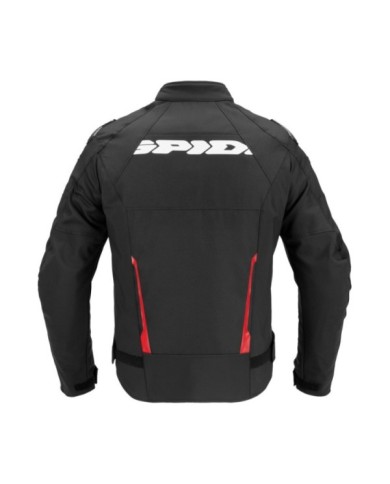 SPIDI Giacca Race Warrior H2OUT nero-rosso