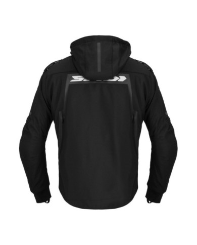 SPIDI Giacca Hoodie Warrior H2OUT nera