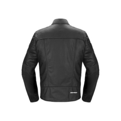SPIDI Lederjacke Genesis schwarz-weiss