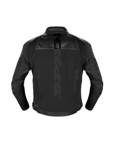 SPIDI Giacca in pelle DP Progressive Hybrid Perforated nera