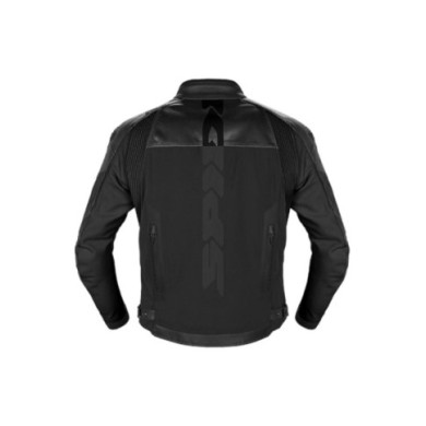 SPIDI Lederjacke DP Progressive Hybrid Perforated schwarz