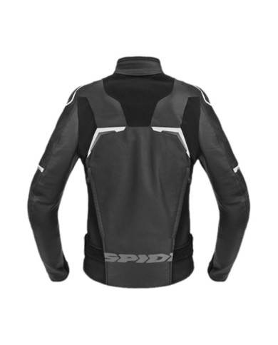SPIDI Giacca in pelle Evorider 3 da donna nero-bianco