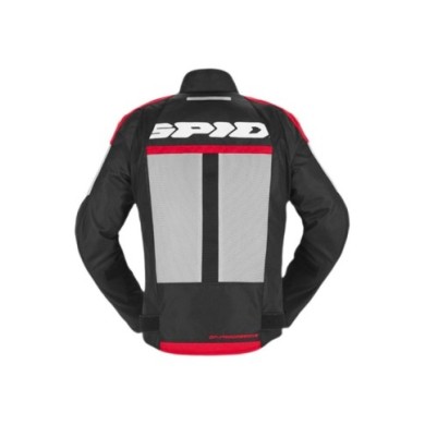 SPIDI Giacca Progressive Net Windout grigio-nero-rosso
