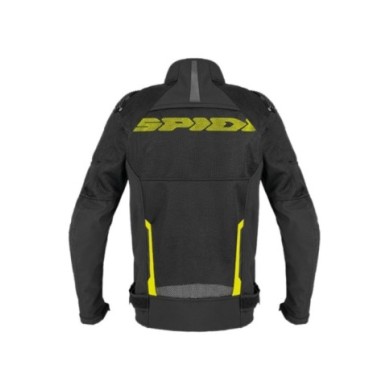 SPIDI Giacca Race Warrior 2 Net nero-giallo fluo