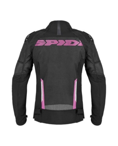 SPIDI Giacca Race Warrior 2 Net donna nero-rosa