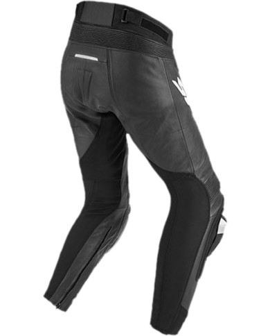 SPIDI Pantaloni in pelle RR Pro 2 nero-bianco