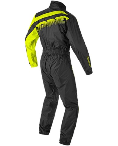 SPIDI Combinaison de pluie Touring noir-jaune fluo