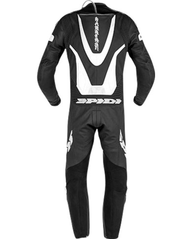 SPIDI Combinaison en cuir Laser Pro Perforated noir-blanc