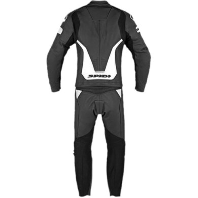SPIDI Combinaison en cuir Laser Touring blanc-noir