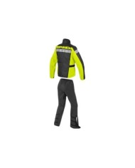 SPIDI Set antipioggia Touring nero-giallo fluo