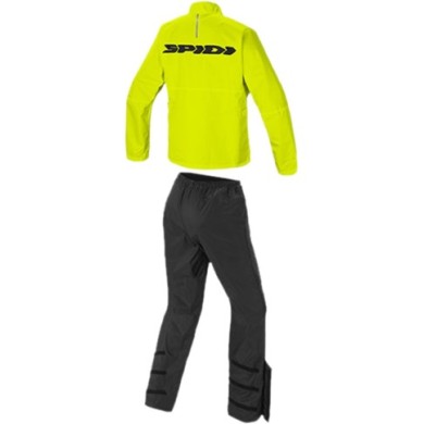SPIDI Set antipioggia Sport giallo fluo-nero