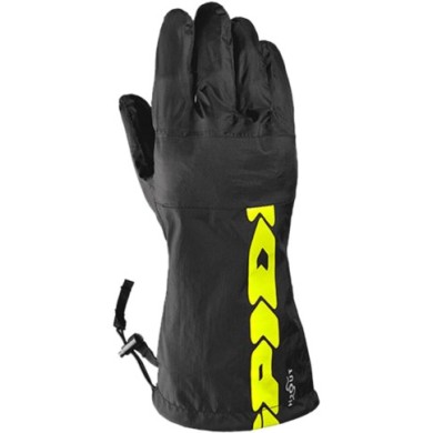 SPIDI Guanti antipioggia nero-giallo fluo