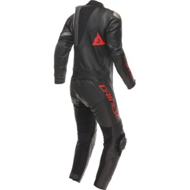 Tuta in pelle Dainese Perf. 1 pezzo Demon Sprint nero-rosso