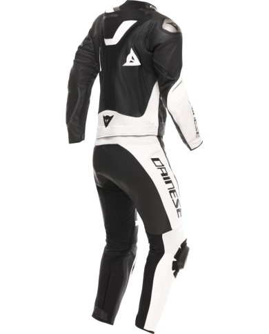 Dainese Combinaison cuir 2 pièces Demon Sprint noir-blanc
