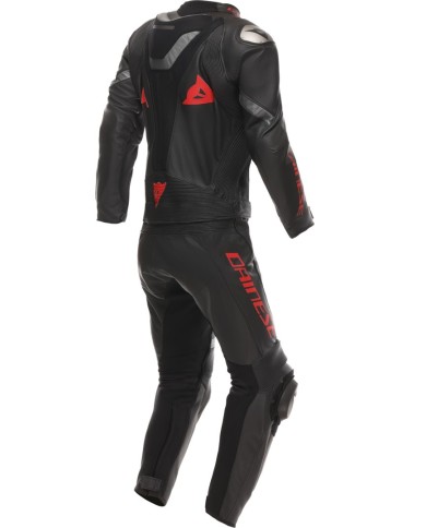 Dainese Lederkombi 2-tlg. Demon Sprint K L schwarz-rot