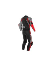 Dainese Lederkombi 2-tlg. Avro 4 schwarz-anthrazit-rot