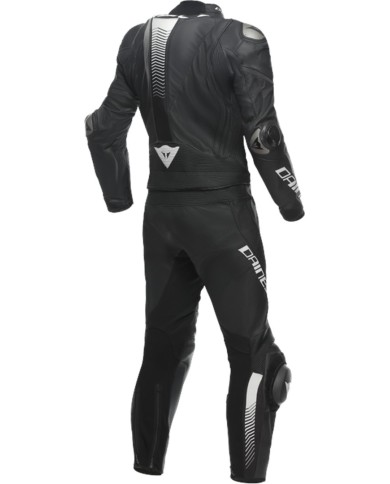 Dainese Lederkombi 2-tlg. Laguna Seca 5 schwarz-weiss