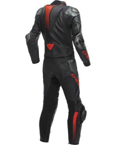 Dainese Cuir combinaisons 2pcs. Laguna Seca 5 noir-anthracite-fluo
