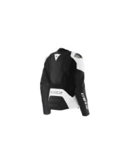 Dainese Damen Lederjacke Racing 5 schwarz-weiss