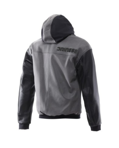 Giacca in pelle nera Dainese Vintedge