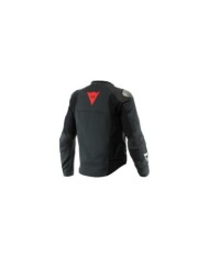 Dainese Veste en cuir Sportiva noir mat-noir