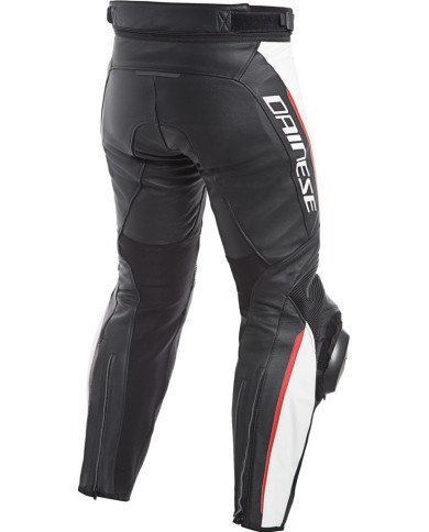 Dainese Lederhose DELTA 3 schwarz-weiss-rot
