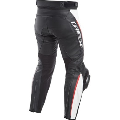 Dainese Lederhose DELTA 3 schwarz-weiss-rot