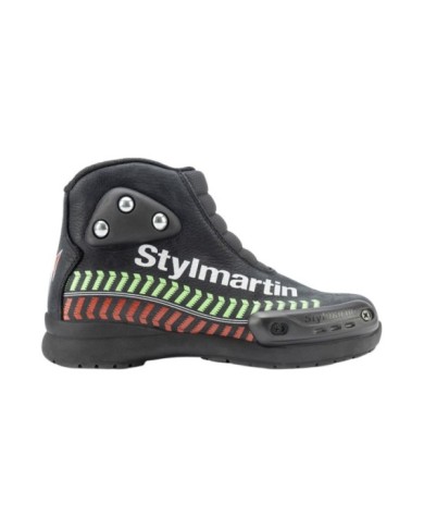 STYLMARTIN Bottes Speed JR Pro noir-rouge-vert