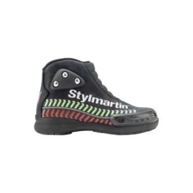 STYLMARTIN Stivali Speed JR Pro nero-rosso-verde