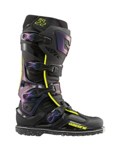 Gaerne Bottes tout-terrain SG22 chameleon noir-violet-jaune
