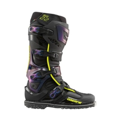 Gaerne Bottes tout-terrain SG22 chameleon noir-violet-jaune