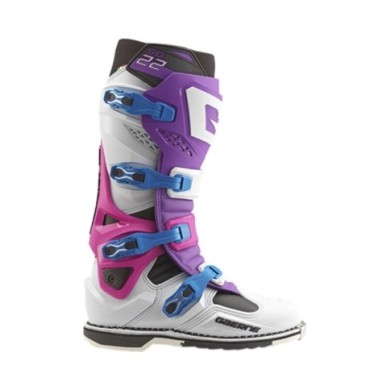 Gaerne Stivali all-terrain SG22 viola-bianco-rosa fluo