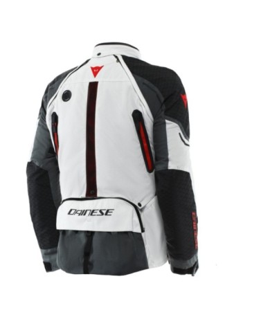Dainese Absoluteshell Jacke Super Adventure grau-hellgrau-rot