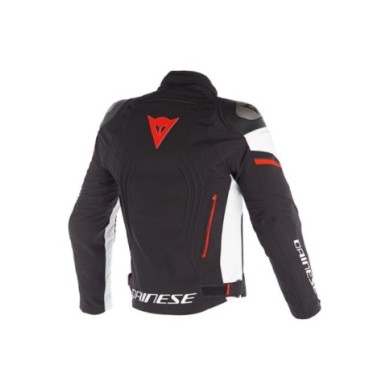 Dainese D-DRY Jacke RACING 3 schwarz-weiss-fluo rot