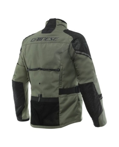 Dainese Veste D-Dry Ladakh 3L vert olive-noir