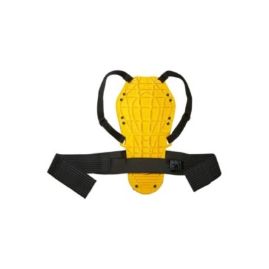 SPIDI Protektor für Rücken Back Warrior Evo schwarz-gelb one size