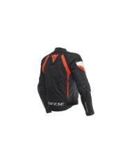 Dainese Jacke Avro 5 Tex schwarz-fluo rot-weiss