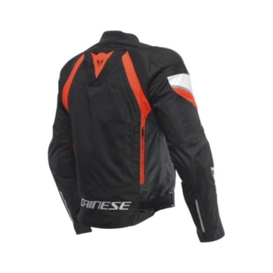 Giacca Dainese Avro 5 Tex nero-rosso-fluo-bianco