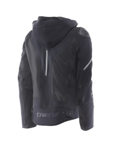 Dainese Veste femme Super Sprint Air Tex noir-blanc